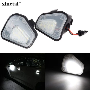 

2PCS Error Free LED Puddle Mirror Light Under Side Mirror Lamp For Vw Volkswagen Passat CC B7 EOS Jetta Scirocco 09-14 W5W/T10