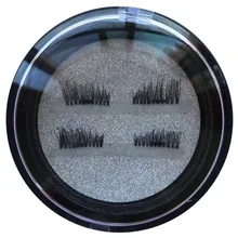 Постоянное Магнитное ресниц норки Материал ресницы Магнит 12 шт./3 Коробки 3D норки реснички Индивидуальный Наращивание ресниц