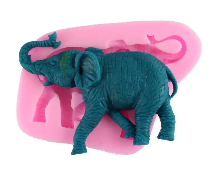 3D Animals Elephants chocolate soap mould chocolate cake decorating