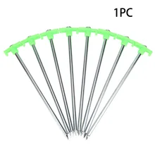 25 см ультра-высокопрочная нержавеющая сталь светящаяся пластиковая палатка гвоздь палатка Кост кемпинговое оборудование Палатки Колышек Палатки здание#19