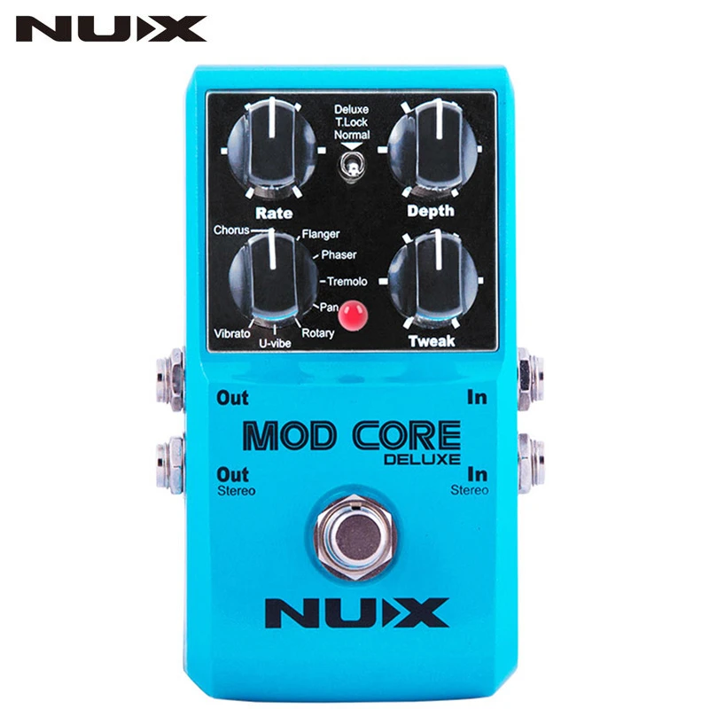 

NUX Mod Core Upgraded Deluxe Modulation Effects Guitar Pedal Normal Deluxe Modes 8 Modulation Effects MOD Core Effects Pedal