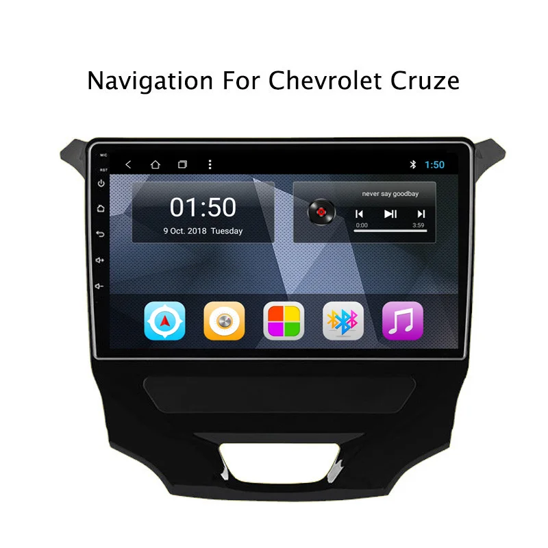 Sale NAVITOPIA 9inch 2G RAM 32G ROM Android 8.1 Car DVD Multimedia GPS Navigation for Chevrolet Cruze 0