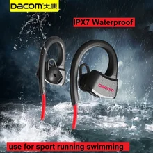 Buy Dacom P10 Bluetooth Headset IPX7 Waterproof Wireless Sport Running Headphone Stereo Music Earphone Headsfree W/mic For Swimming