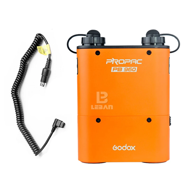 Godox Pb960 Flash Power Battery Pack Orange 4500mah +power Cable Cx For