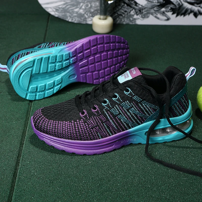 Running Shoes Women Antiskid Jogging Walking Shoes Women Light air cushion shock absorber sports shoes Outdoor Sport Shoes Women