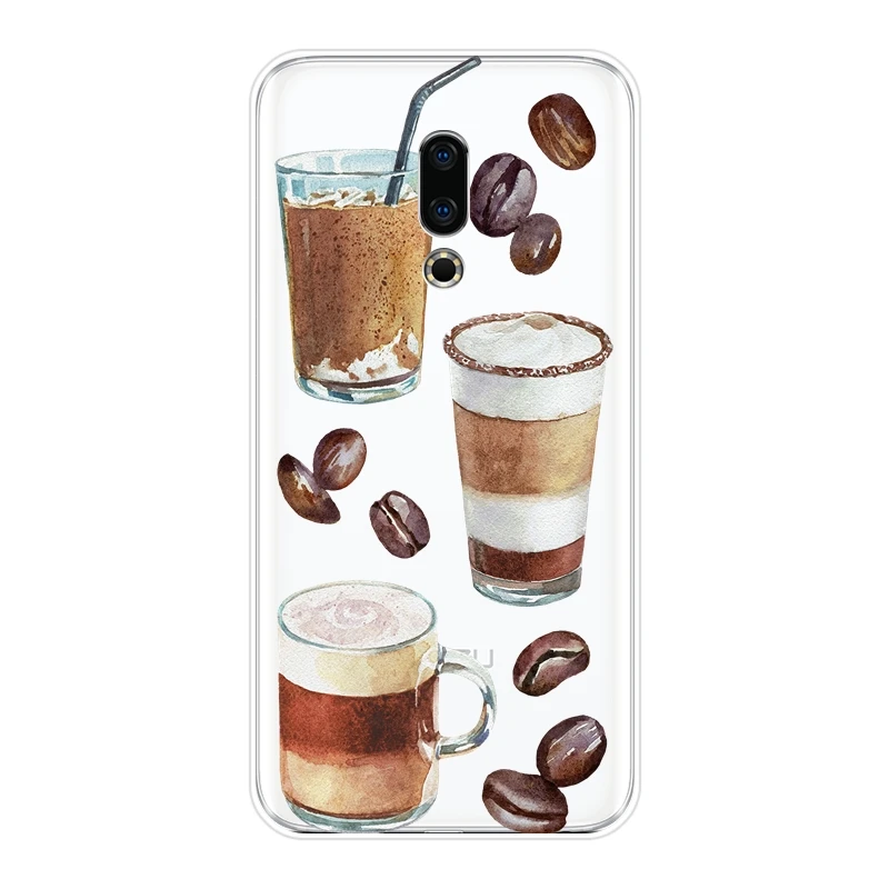 Чехол для телефона Coffee Girl Drink Heart Meizu U10 U20 Pro 6 7 Plus Мягкая силиконовая задняя крышка