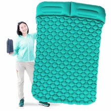 Tent Air Camping Mats Inflatable Cushion Double Outdoor 2 person Picnic Beach Plaid Blanket baby Pad Home Rest Soft Mattress