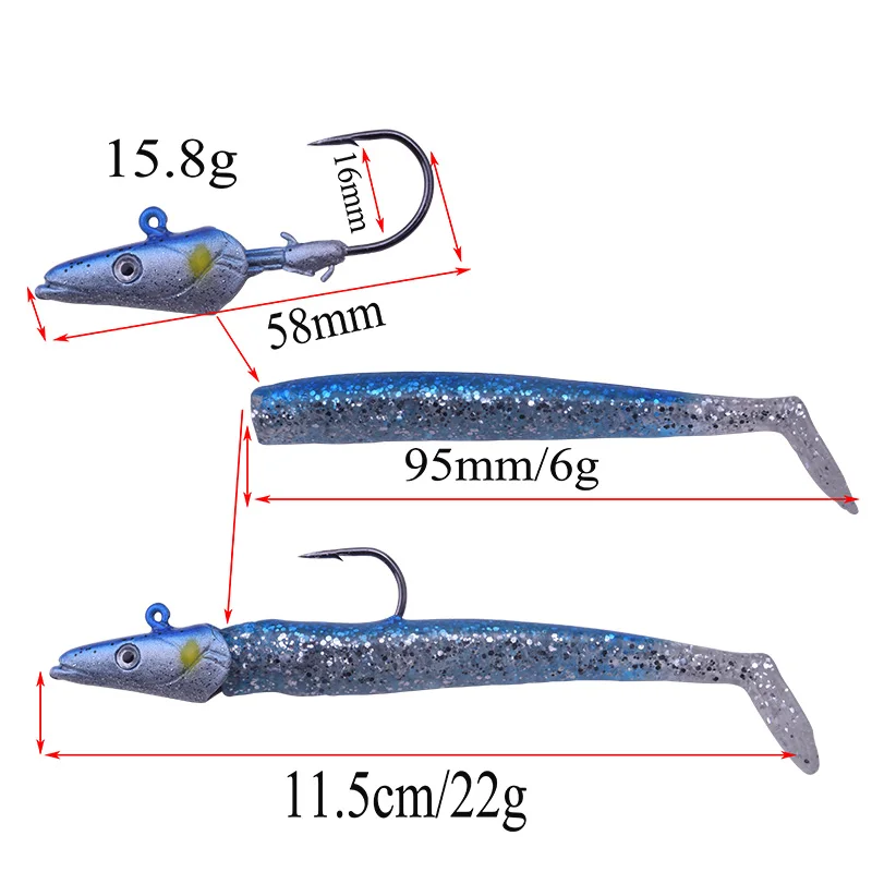 Proleurre 1 шт. 11 см 21 г джиг Рыбная голова Тонущая Рыбная приманка вобблер свежая соленая вода натуральный яркий тело джиг Мягкая приманка YR-228