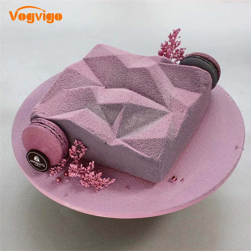 

VOGVIGO Volcanic Rock Shaped Silicone Cake Mold Chocolate Mousse Tray Pudding Confectionery Sugarcraft Pastry Dessert Baking Pan