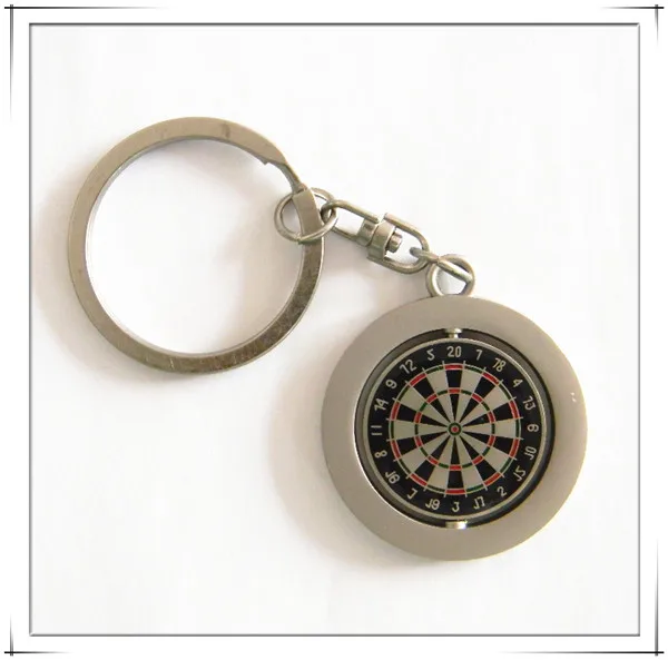 Promotional dart board keychain gift; dart accessory; 2pcs/lotin Darts from Sports