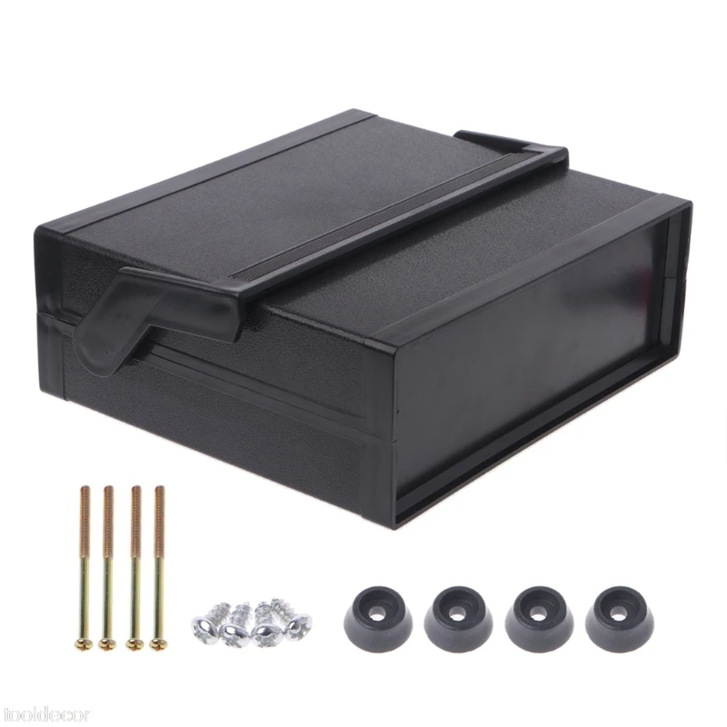 

1PC 200x175x70mm Waterproof Plastic Electronic Enclosure Project Box Black -B119