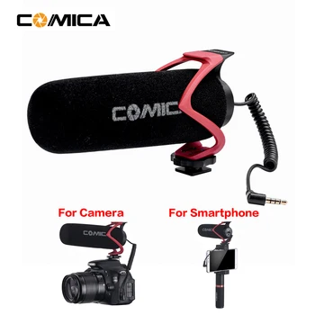

Comica On Camera Video Microphone VS Rode MicVideo Go Shortgun Mic for iPhone Samsung Huawei DSLR Camera Nikon Canon Pentax Fuji