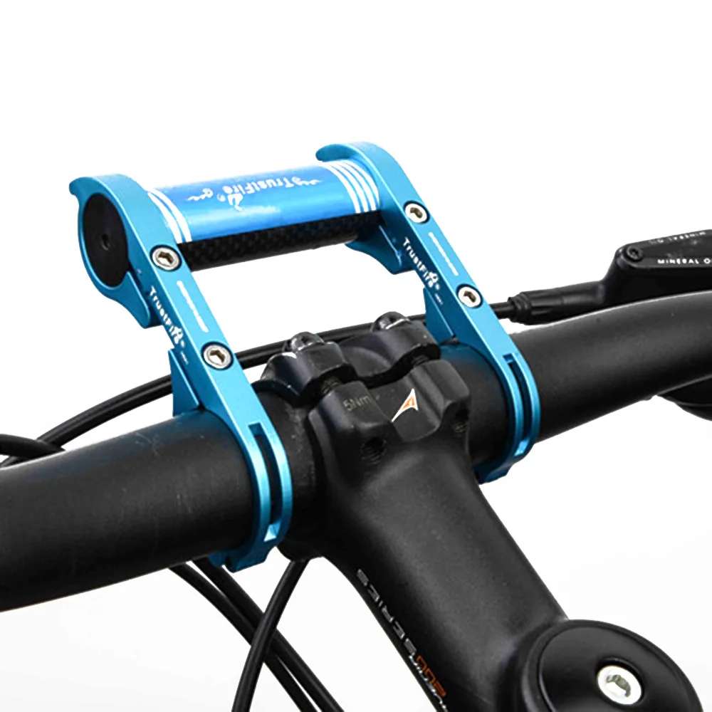 cheap Aluminum Alloy Bicycle Handlebar Phone Holder Light Holder MTB Lamp Bell Stand Mountain Bike Accessories Bike Handlebar Extender