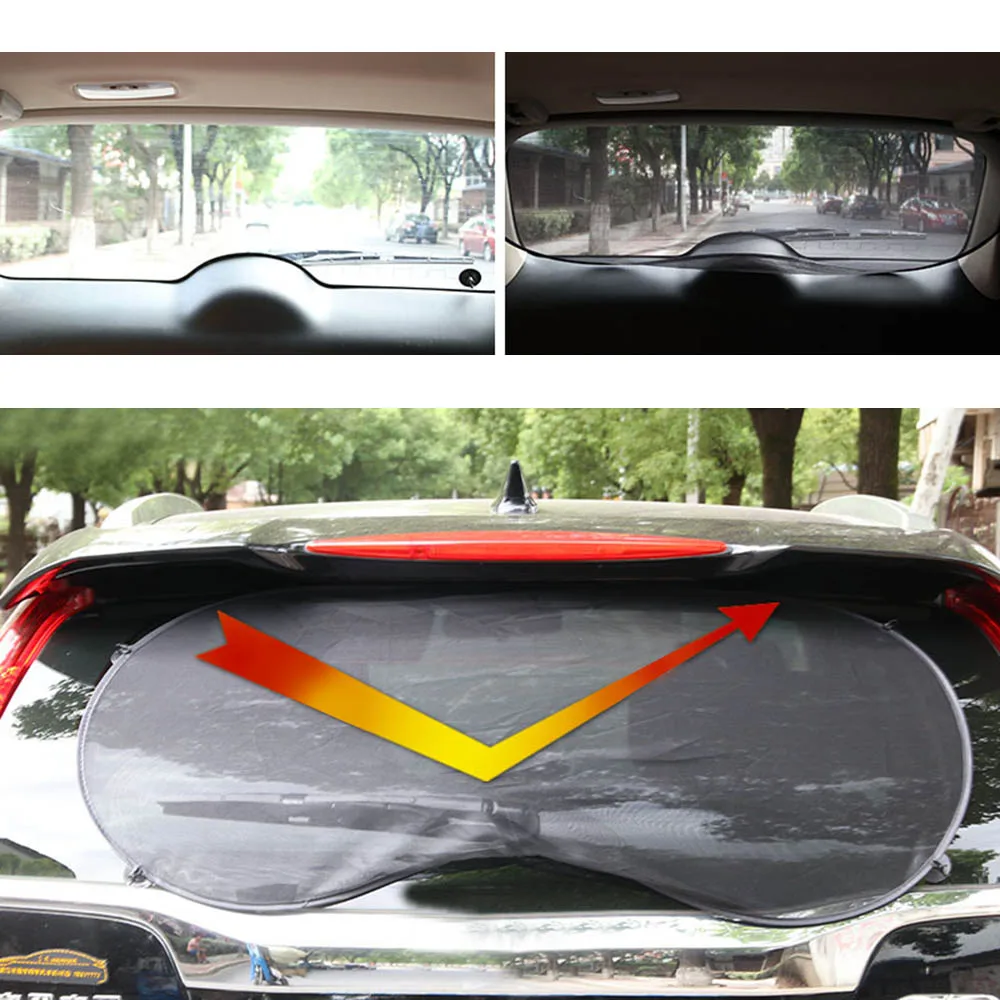DJSona 5 шт. автомобильный тент крышка 3D фотокатализатор навес из сетки окно экран от солнца горячая распродажа
