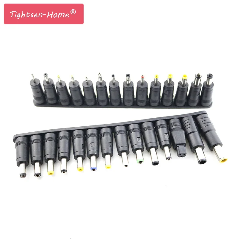 

New 28 pcs/set Universal Plug 28pcs DC Power 5.5x2.1mm DC Jack Charger to Plug Power Adapter for Notebook Laptop High Quality