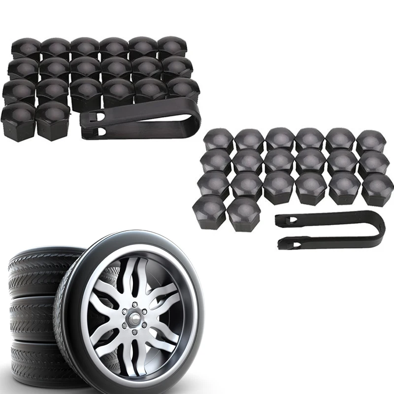 

20Pcs Car Truck Motorcycle Wheel Tire Valve Stem Screw Cover Cap Dustproof Caps Car styling 17mm with Tools For Audi For BWM