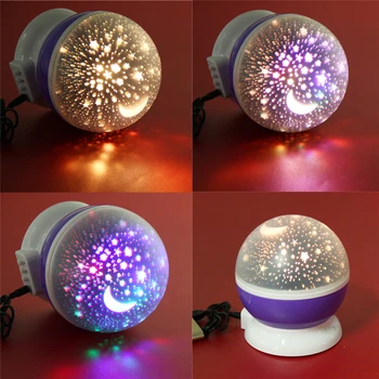 

Romantic Starry Sky LED Projector USB Night Light Creative Party Wedding Festival Lighting Decoration Kids Luminous Toys Gifts