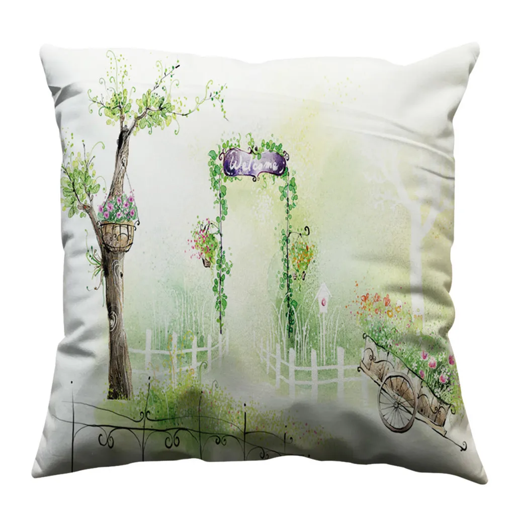 Минималистичная подушка чехол хлопок Мягкий Диван Бросок Чехлы Home Decor