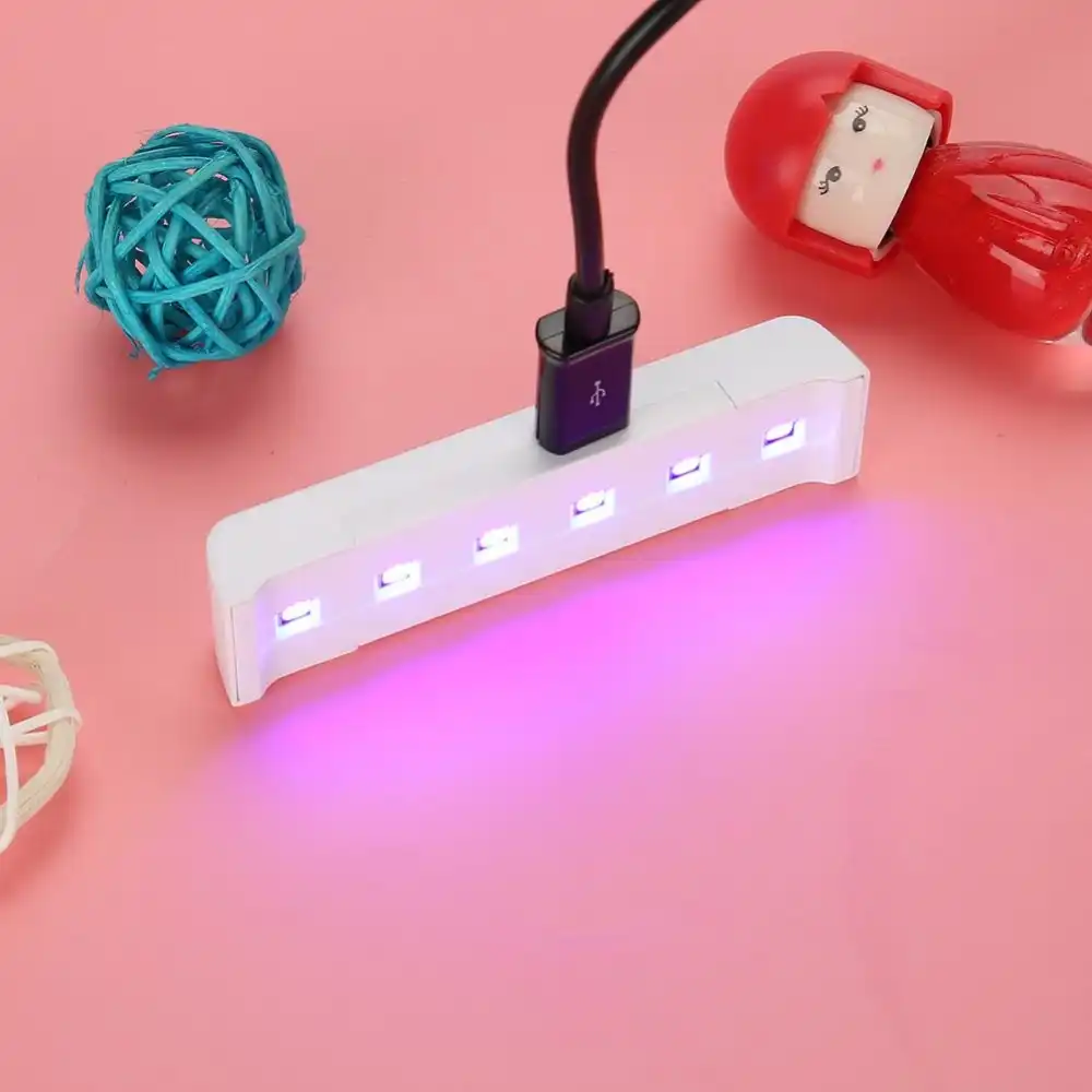 LED Gel 6W lámpara de UV USB curado de Cargador de uñas de F1TKc3Jl