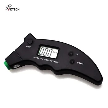 

Digital Car Tire Tyre Air Pressure Gauge Meter LCD Display Manometer Tester for Car Truck Motorcycle Bike
