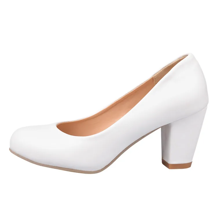 Г. Ограниченное количество, zapatos mujer Tacon обувь большой размер 34-43, цветные новые Демисезонные женские туфли-лодочки женская обувь высокий каблук, Pu искусственная кожа, 222-1 - Цвет: Белый