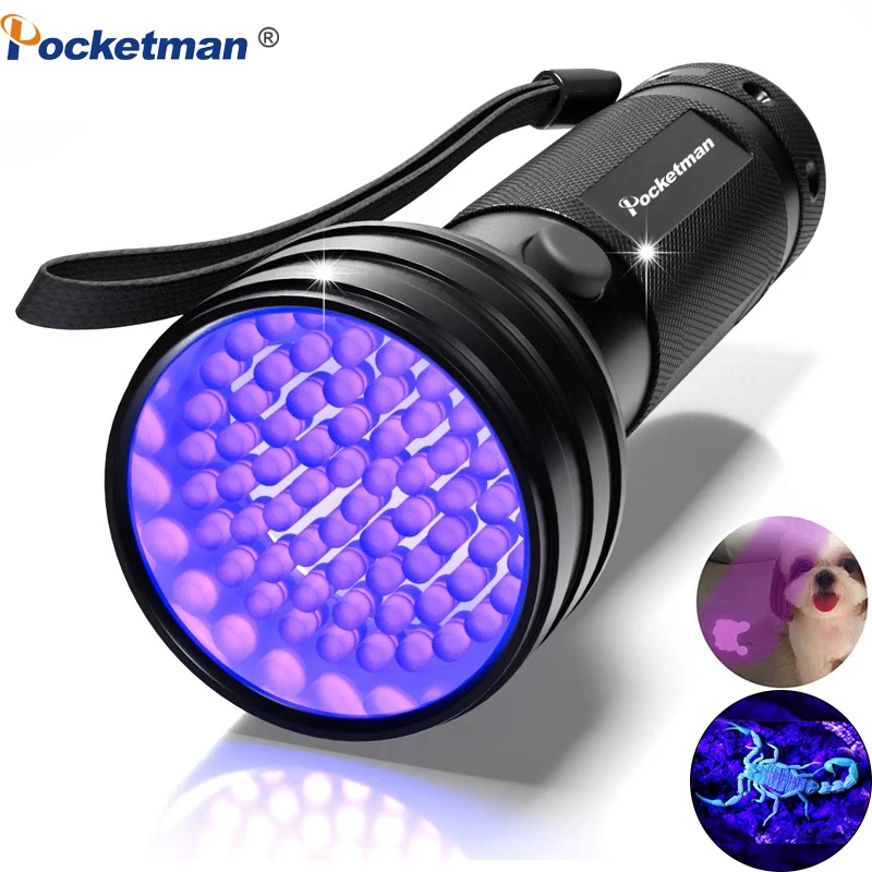 

Pet Urine Detector Light UV Flashlight Torch Dog Cat Urine Carpet Detector Super Bright 51 LED UV Light for Pet Stain Scorpion