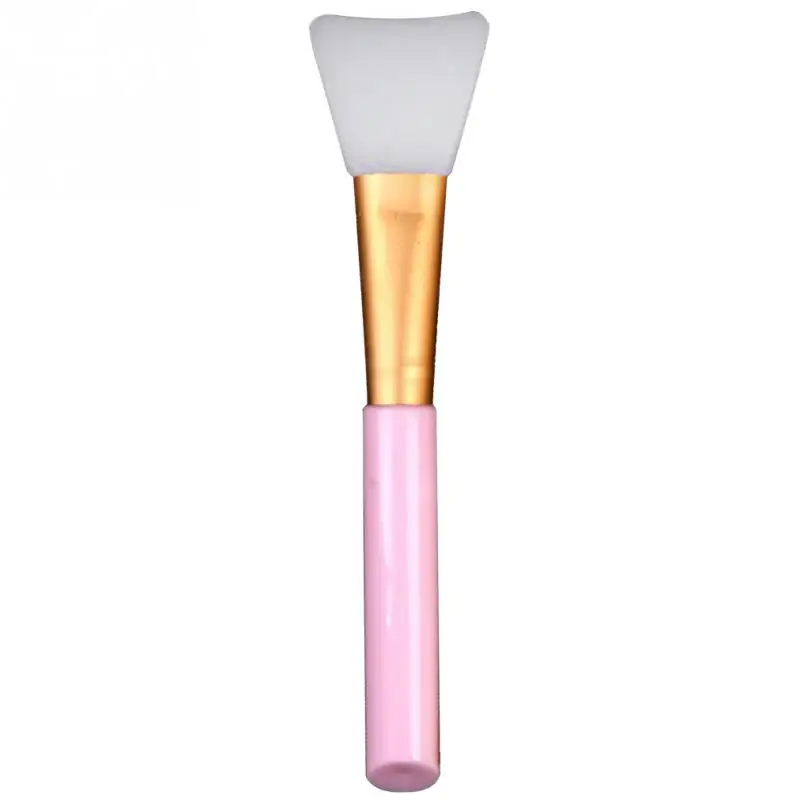 Мягкая силиконовая DIY маска-кисть прочная легкая основа переносная маска-щетка безопасный Макияж Мягкий силикон - Цвет: pink