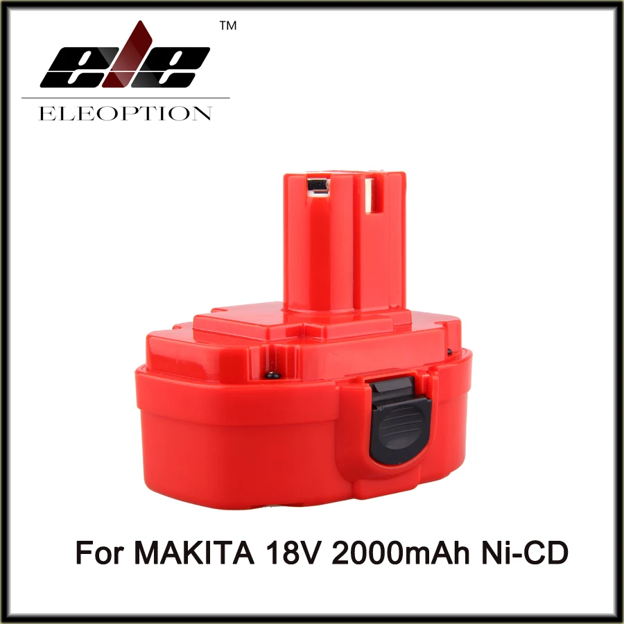 

Eleoption 18V 2.0Ah Rechargeable Power tool Battery For Makita 1822 1823 1834 1835 192827-3 192829-9 193159-1 193140-2 193102-0