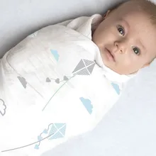 120x120 см/47*47 ''бамбука муслин детские мягкий пеленание Одеяла новорожденного хлопок swaddletowel Aden anais