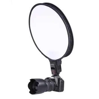 

Camera & Photo Accessories 40cm Round Disc Softbox Flash Diffuser For Camera Flash Speedlite Speedlight Mayitr