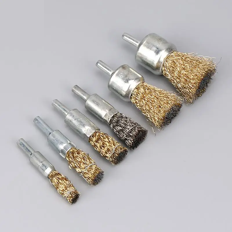 12pcs Rotary Tool Wire Wheel Brush Stainless Steel Wire Brush Wheel