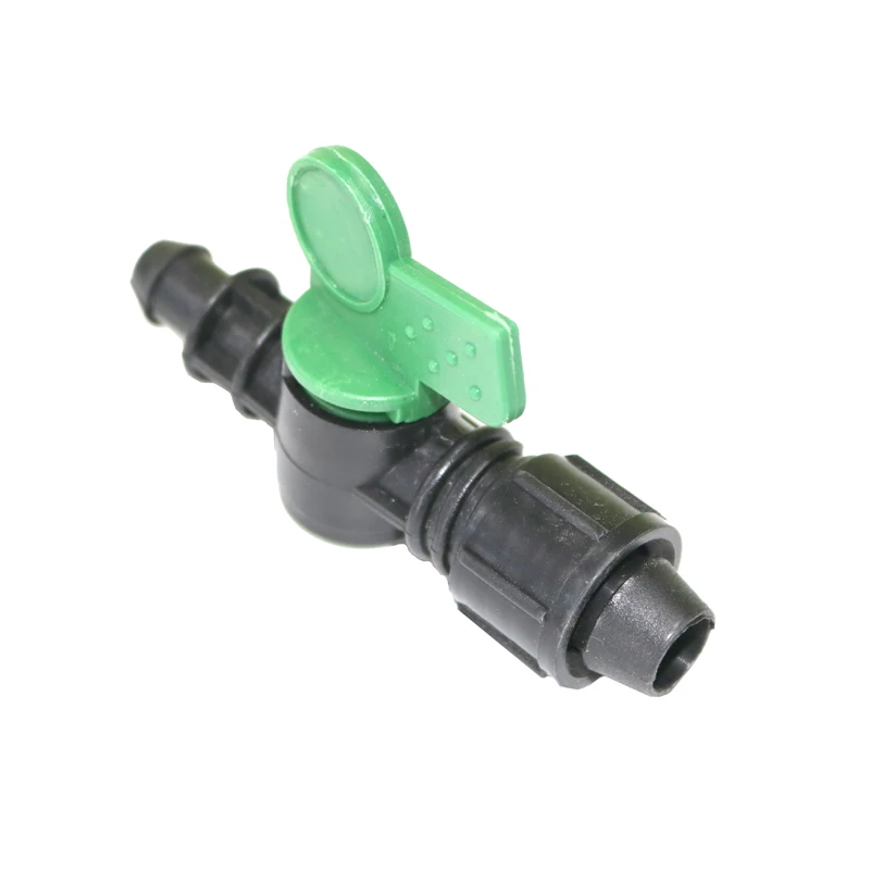 5 Pcs With Fixed Valve Nut Barbed Valve Garden Tools Drip Irrigation