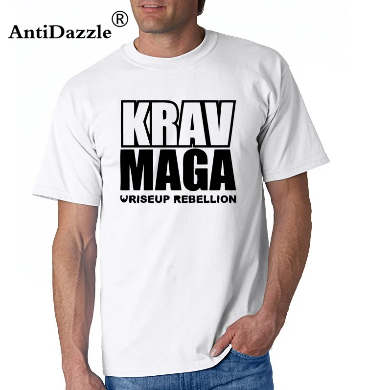 Летние модные летние топы с антибликовым принтом футболки KRAV MAGA arti marziali | Мужская