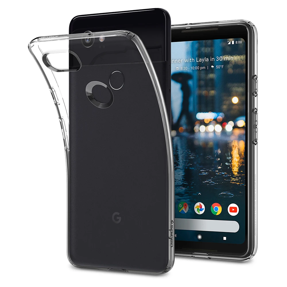 SPIGEN Google Pixel 2 XL жидкокристаллический чехол кристально чистый F17CS22280