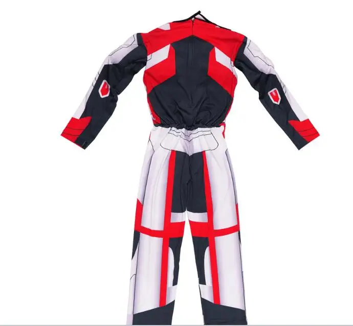 Kids Avengers Endgame Quantum Realm Cosplay Muscle Costume Kostuum Iron Man 3D Print Fullbody Suit For Kids costume