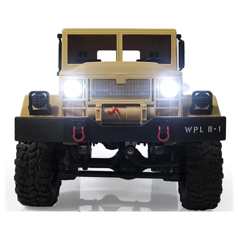 Новое поступление WPL Military RC военный грузовик 1:16 2 4G 4WD гусеничный автомобиль со