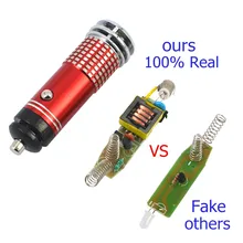 Mini Auto Purificatore D'aria di ioni Negativi Generatore di Ozono Ozono Ionizzatore Diffusore Bevanda Rinfrescante di Aria di Aria Anione Ossigeno Bar 12V Luce Della Sigaretta spina