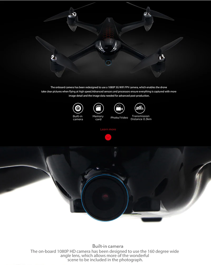 JJRC X8 2 4G бесщеточный двигатель RC Дрон с 5G Wi Fi FPV 1080P HD камера GPS позиционирование