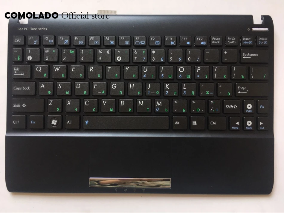RU Russian keyboard  for ASUS Eee pc 1025 1025C 1025CE with black frame black keys Keyboard RU Layout