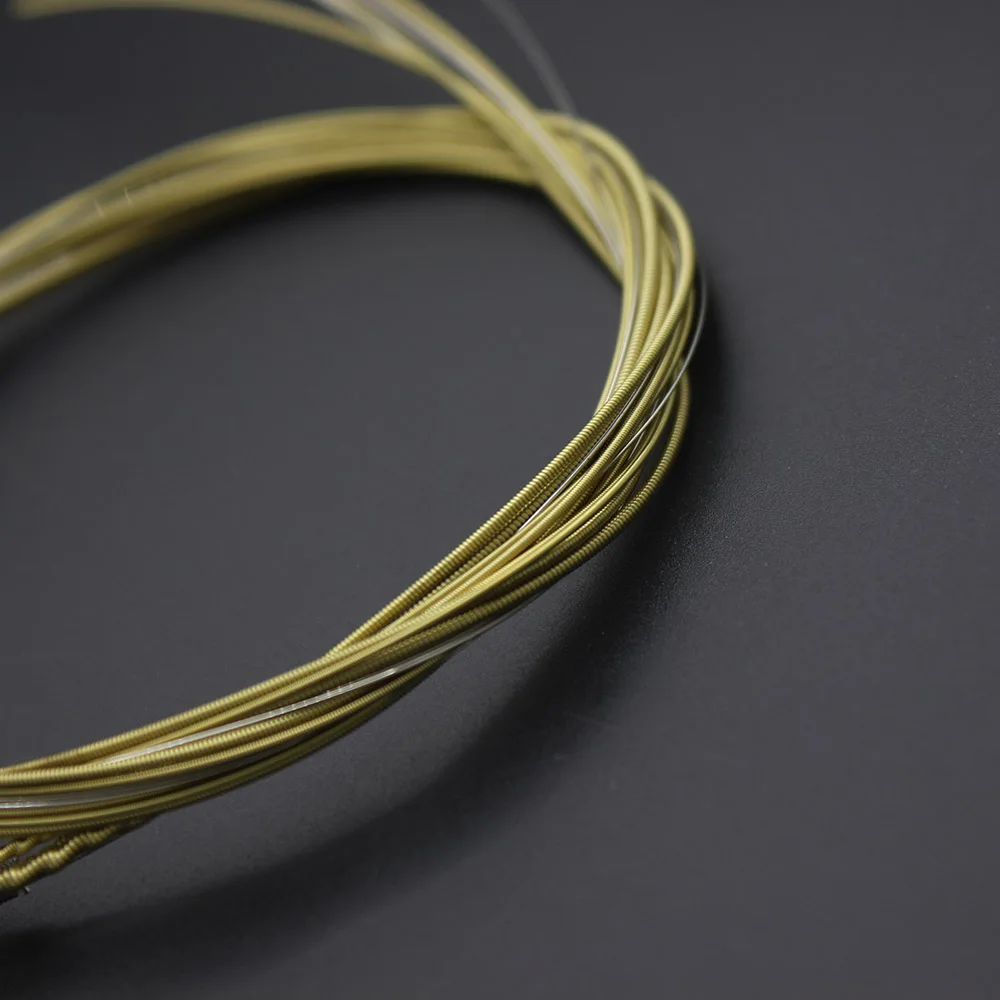 .011-.052 Guitar Strings Replacement Full Set 6pcs Steel Core Copper AlloyPYG .011-.052 Guitar Strings Replacement Full Set 6pcs Steel Core Copper AlloyPYG