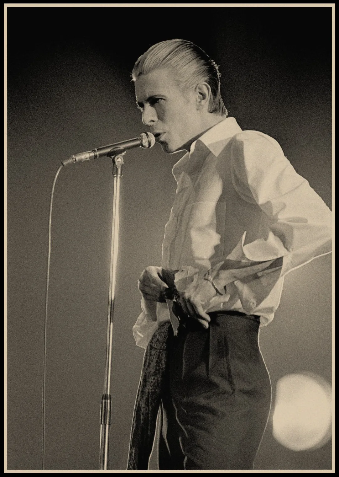 Винтажный музыкальный постер David Bowie rock комикс ретро печатный рисунок настенная