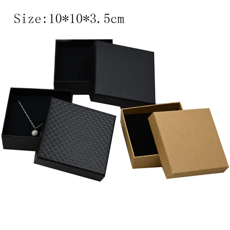 10*10*3.5cm Box For Jewelry Free Shipping Wholesale 30pcs/lot Pendant