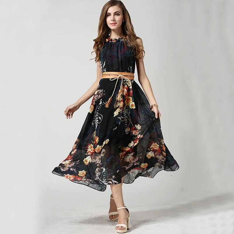 Wholesale Robe Sexy Dress Women Party Dresses 2017 Plus Size Women Clothing Vestidos Long Casual Summer Dress Chiffon Vestido De Festa Buy Cheap Robe Sexy Dress Women Party Dresses 2017 Plus Size Women Clothing Vestidos Long Casual Summer Dress Chiffon Vestido De Festa