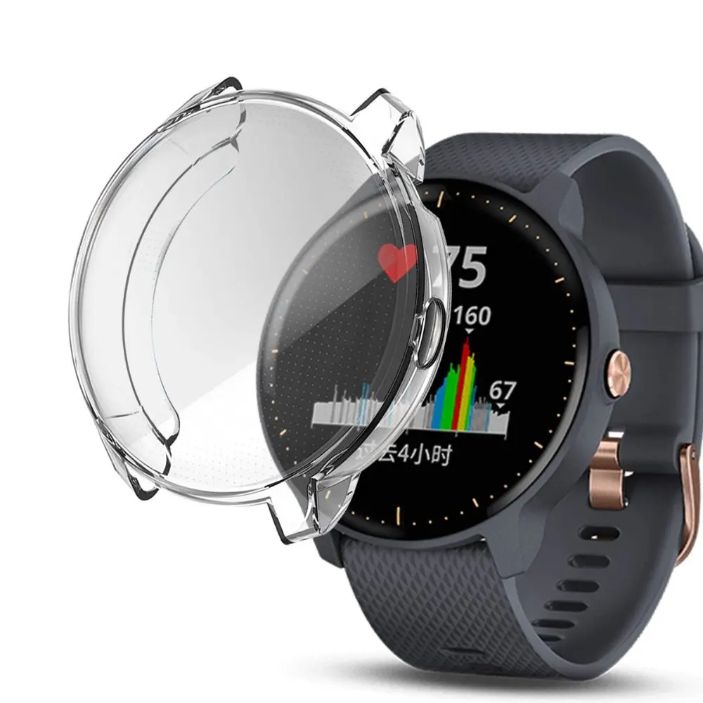 FOLOME Garmin Vivoactive 3 музыкальные часы покрытие защитная пленка из термополиуретана Ультратонкий Мягкий полный защитный чехол накладка Оболочка Чехол