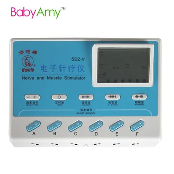 SDZ-V LCD Electrical Acupuncture Therapy. Nerve and muscle stimulator Therapy. 6 Channel TENS Stimulator Massager.