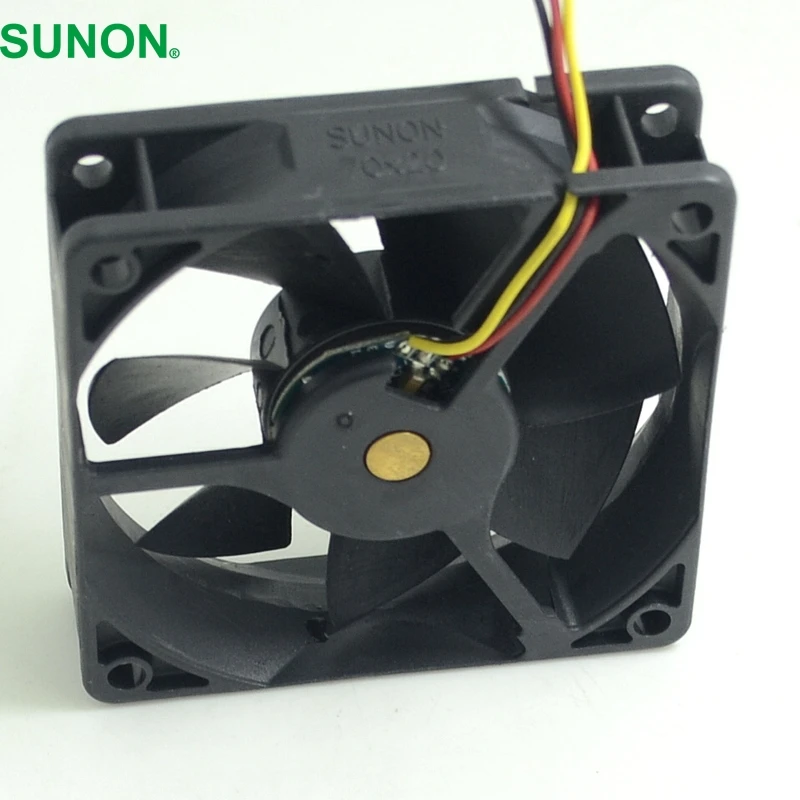 SUNON original KDE1207PKV1 7020 70x70x20mm 7cm 12V 2 0W speed measuring font b projector b font