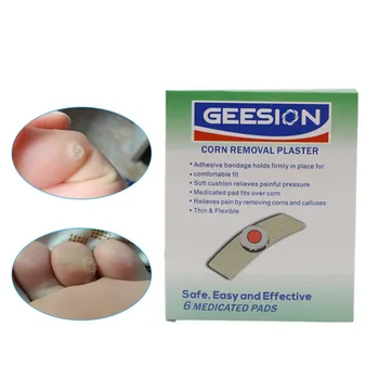 

12Pcs/2Box Feet Corn Removal Plaster Medicated Pain Relief Patch Foot Care Pack Corn and Clavus Patch