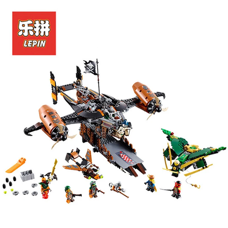

In Stock Lepin Sets Ninjagoed Figures 06028 808Pcs Misfortune's Keep Model Building Kits Blocks Bricks Educational Kid Toy 70605