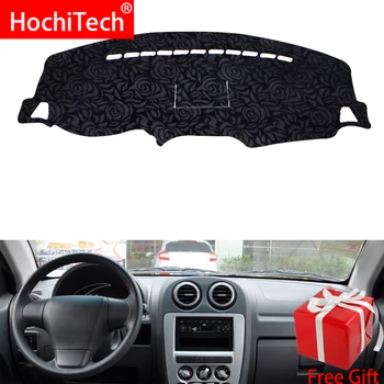 

Rose Pattern Non-slip Dashmat Dash Mat Dashboard Cover Pad Cover Carpet Car Sticker for CHERY COWIN 1 2010 2011 2012 Car Styling