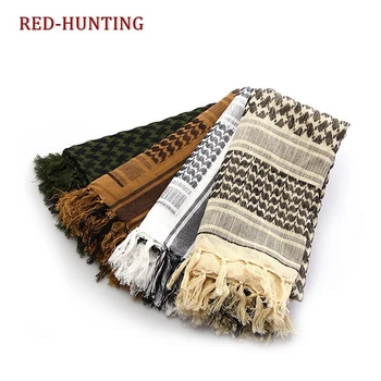 

Free Shipping Arabic Shemagh Military Tactical Army Combat Scarves Arab Shawl Outdoors Cycling Bicycle Hunting Scarf Neck Wrap